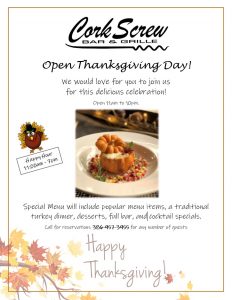 ross open thanksgiving